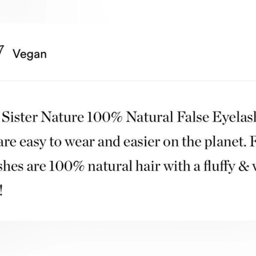KISS Sister Nature 100% Natural False Lashes SAGE 👁️ NEW IN BOX - Picture 3 of 5